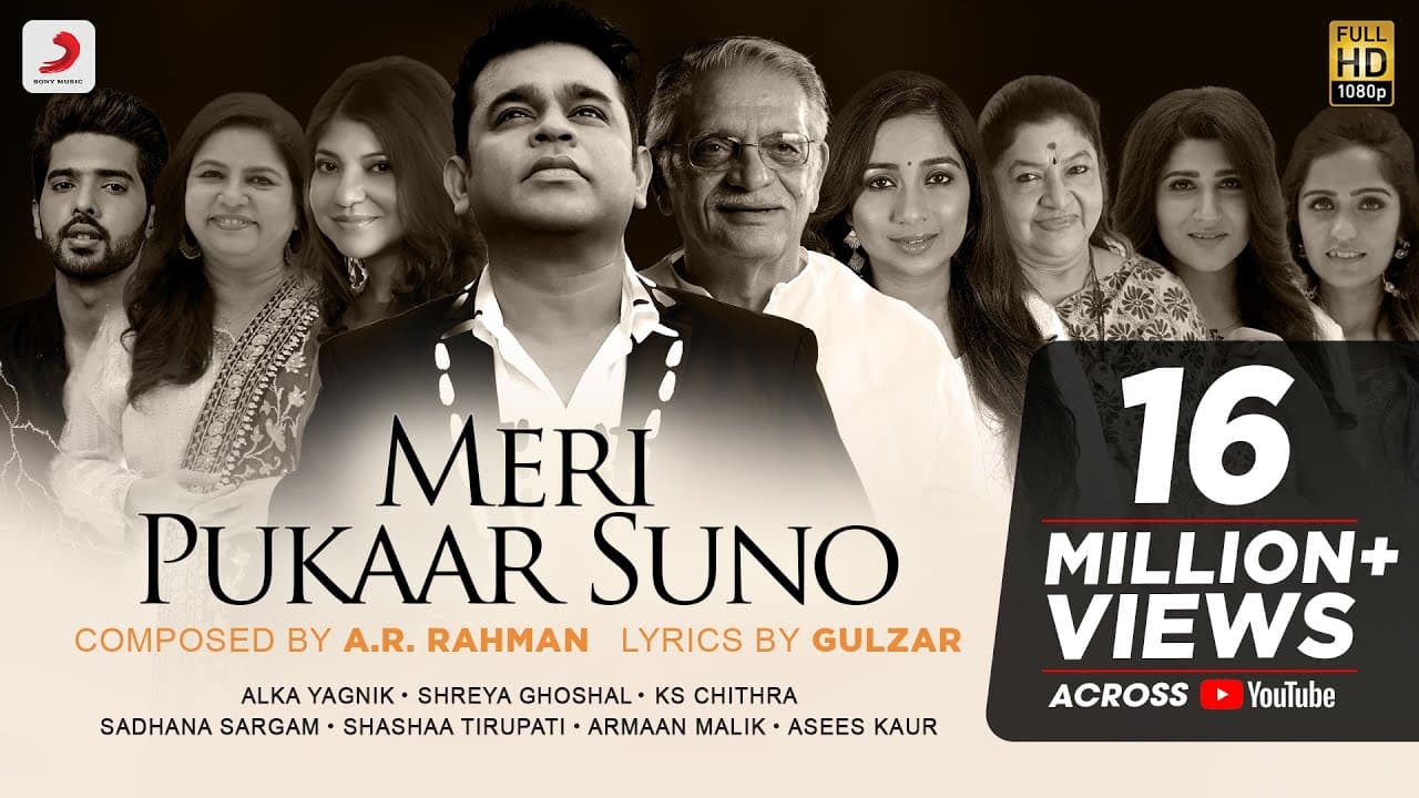 @ARRahman  & Gulzar: Meri Pukaar Suno | Alka | Shreya | Chithra | Sadhana |Shashaa |Armaan|Asees