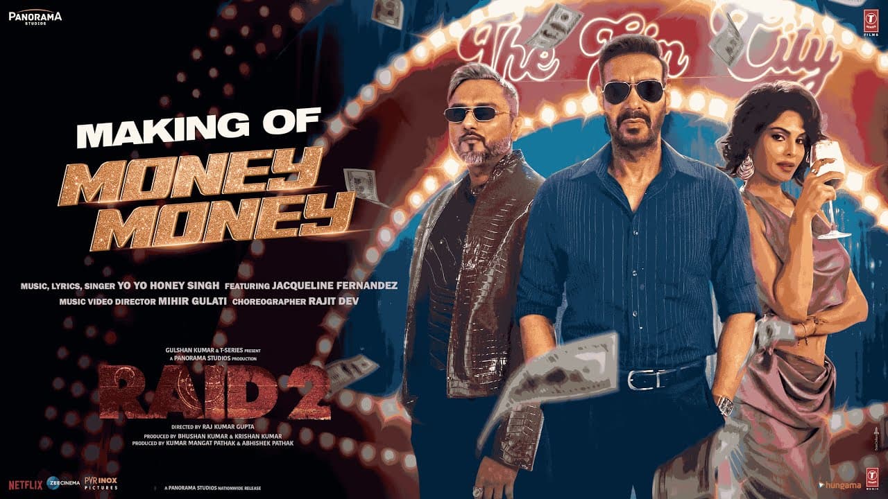 Making of Money Money: Yo Yo Honey Singh, Ajay Devgn, Jacqueline F, Riteish D | Bhushan K | RAID 2