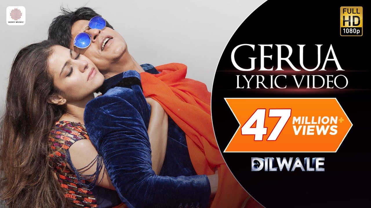 Gerua - Lyrical Video | Dilwale | Shah Rukh Khan | Kajol | Arijit Singh | Antara Mitra | Pritam