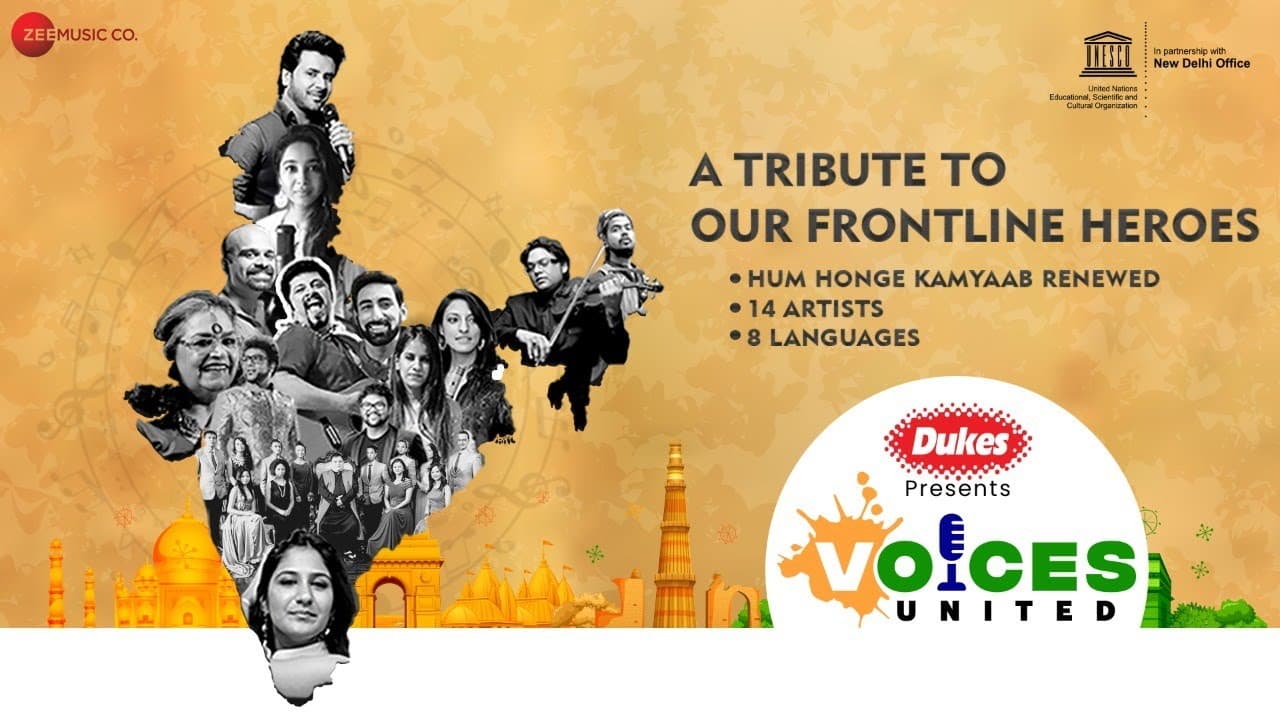 Voices United - Hum Honge Kamyaab | Usha U, Raghu D, Javed A, Shilpa R, Shillong Choir & Haricharan
