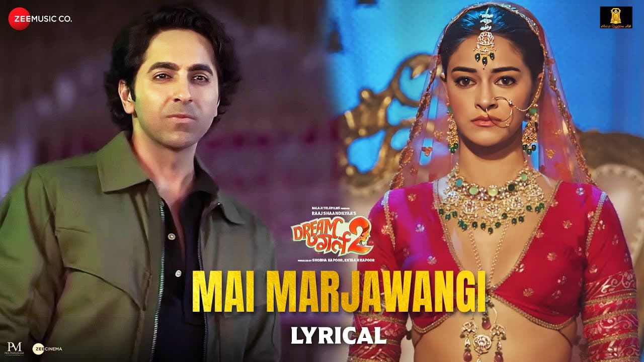 Mai Marjawangi | Dream Girl 2 | Dream Girl 2 | Ayushmann Khurrana, Ananya Panday| Sunidhi C| Lyrical