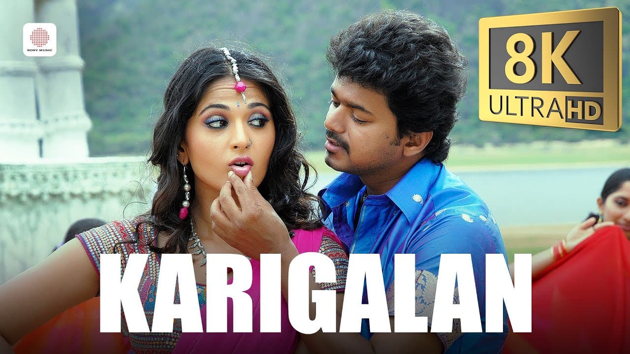 Karigalan 8K/4k Video Song | Vettaikaaran | Vijay, Anushka | Vijay Antony