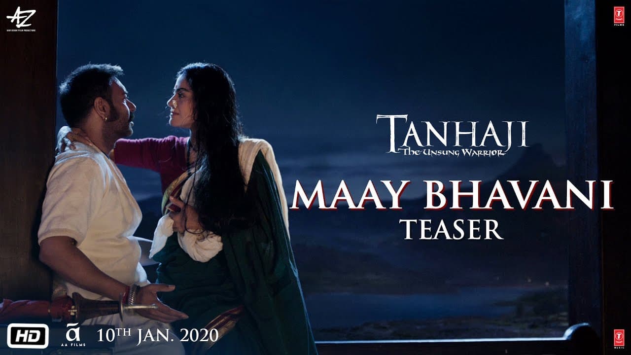 Maay Bhavani Teaser | Tanhaji: The Unsung Warrior | Ajay, Kajol, Saif | Om Raut | 10 Jan 2020