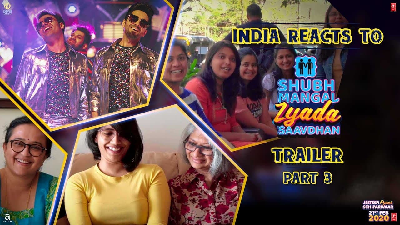 India reacts to Shubh Mangal Zyada Saavdhan Trailer - Part III || Ayushmann K | Jeetu