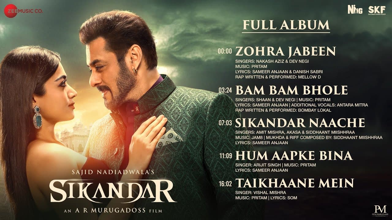 Sikandar - Full Album | Salman Khan & Rashmika Mandanna