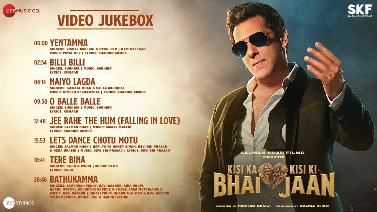 Kisi Ka Bhai Kisi Ki Jaan - Video Jukebox | Salman Khan | Pooja Hegde | Venkatesh Daggubati