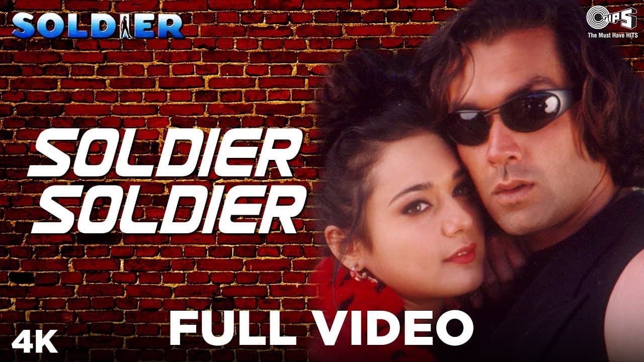 Soldier Soldier | Bobby Deol, Preity Zinta | Kumar Sanu, Alka Yagnik | Soldier | Anu Malik