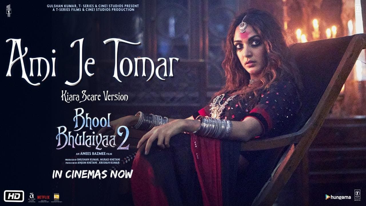 Ami Je Tomar (Kiara Scare Version) Bhool Bhulaiyaa 2 | Kartik Kiara Tabu | Pritam | Shreya G |Sameer