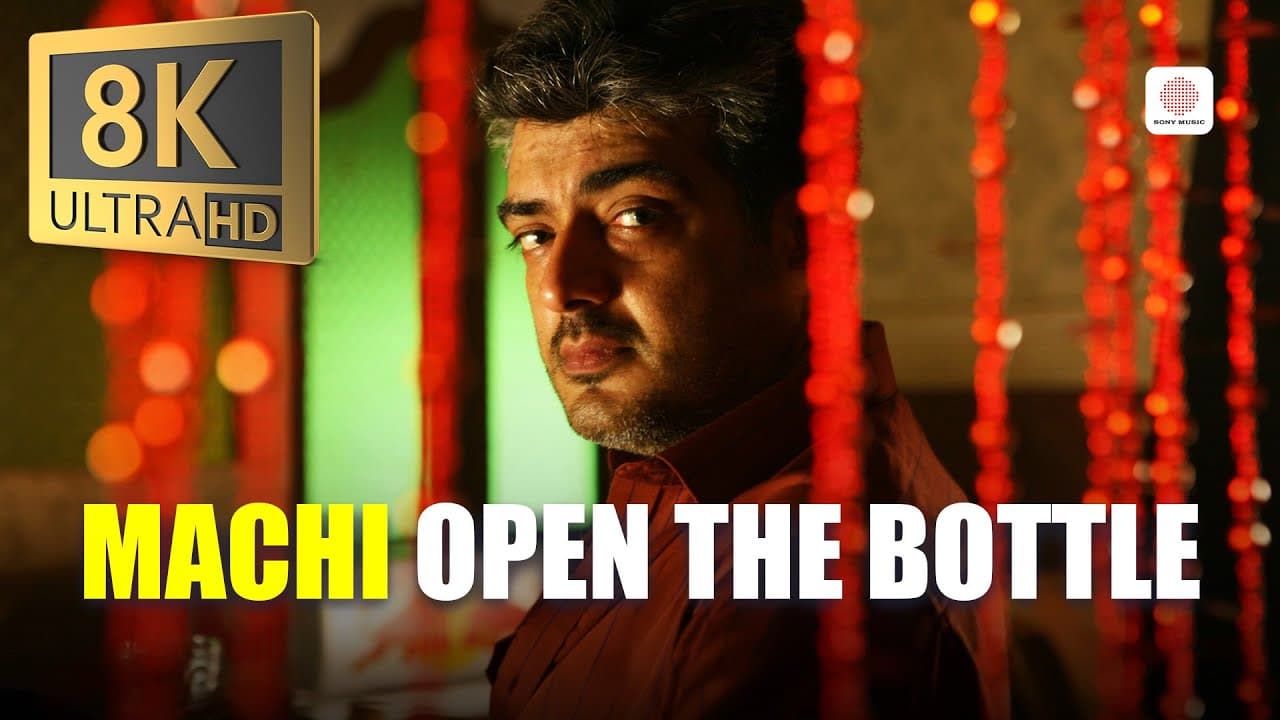 Mankatha - Machi Open the Bottle 8K/4K Video Song | Ajith, Trisha | Yuvan