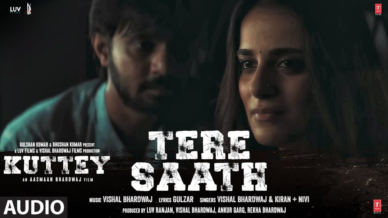 Tere Saath (Audio) Kuttey | Arjun, Tabu, Konkona, Radhika, Shardul | Vishal B, Gulzar, Kiran + Nivi