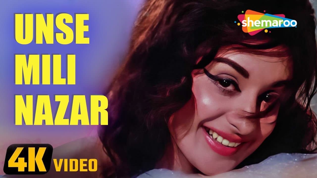 Unse Mili Nazar | Jhuk Gaya Aasman | Saira Banu, Rajendra Kumar | Lata Mangeshkar | Romantic Songs