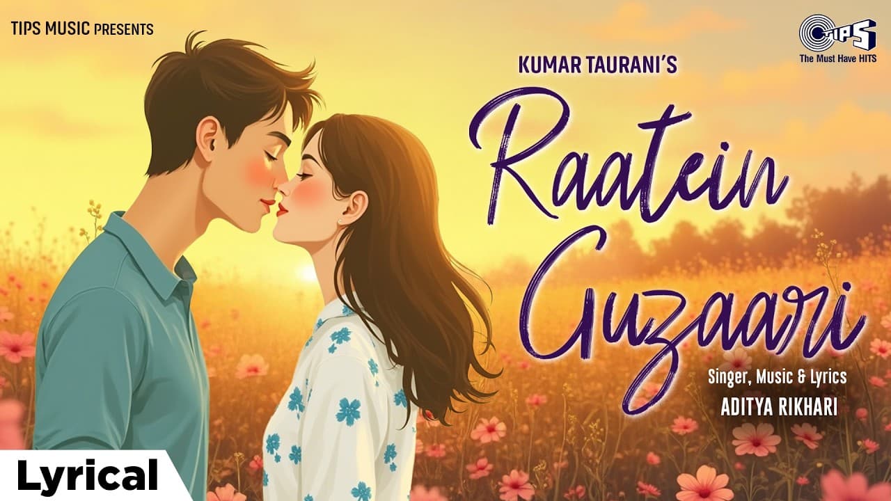 @adityarikhari's Raatein Guzaari - Lyrical | Hindi Song 2025 | Love Song