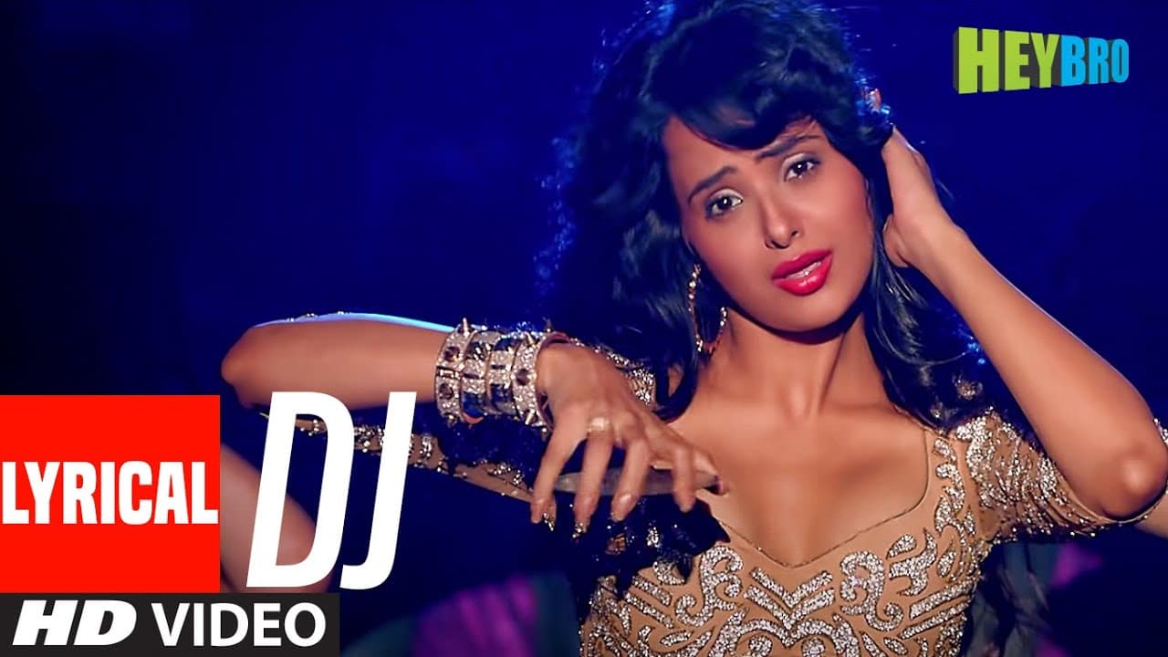 'DJ' FULL LYRICAL VIDEO Song | Hey Bro | Sunidhi Chauhan, Feat Ali Zafar | Ganesh Acharya | T-Series