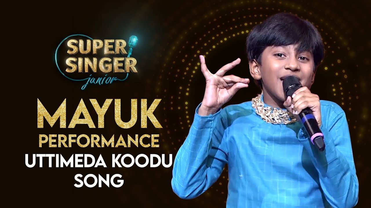 Grand Finalist Mayuk Song Performance On Uttimeda Koodu | #SuperSingerJunior | StarMaa