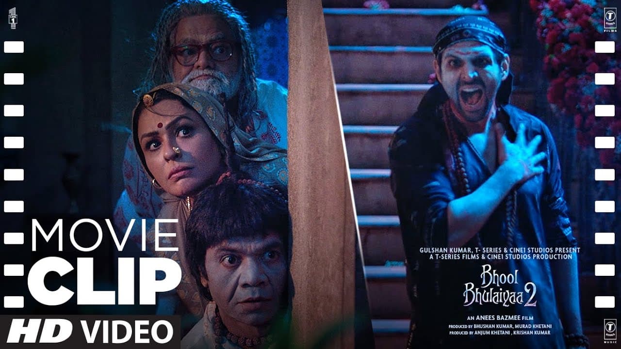 Bhool Bhulaiyaa 2 Scene #17 "Hamare Paas Bhi Ek Bhoot Hai" | Kartik, Kiara, Tabu | Bhushan Kumar