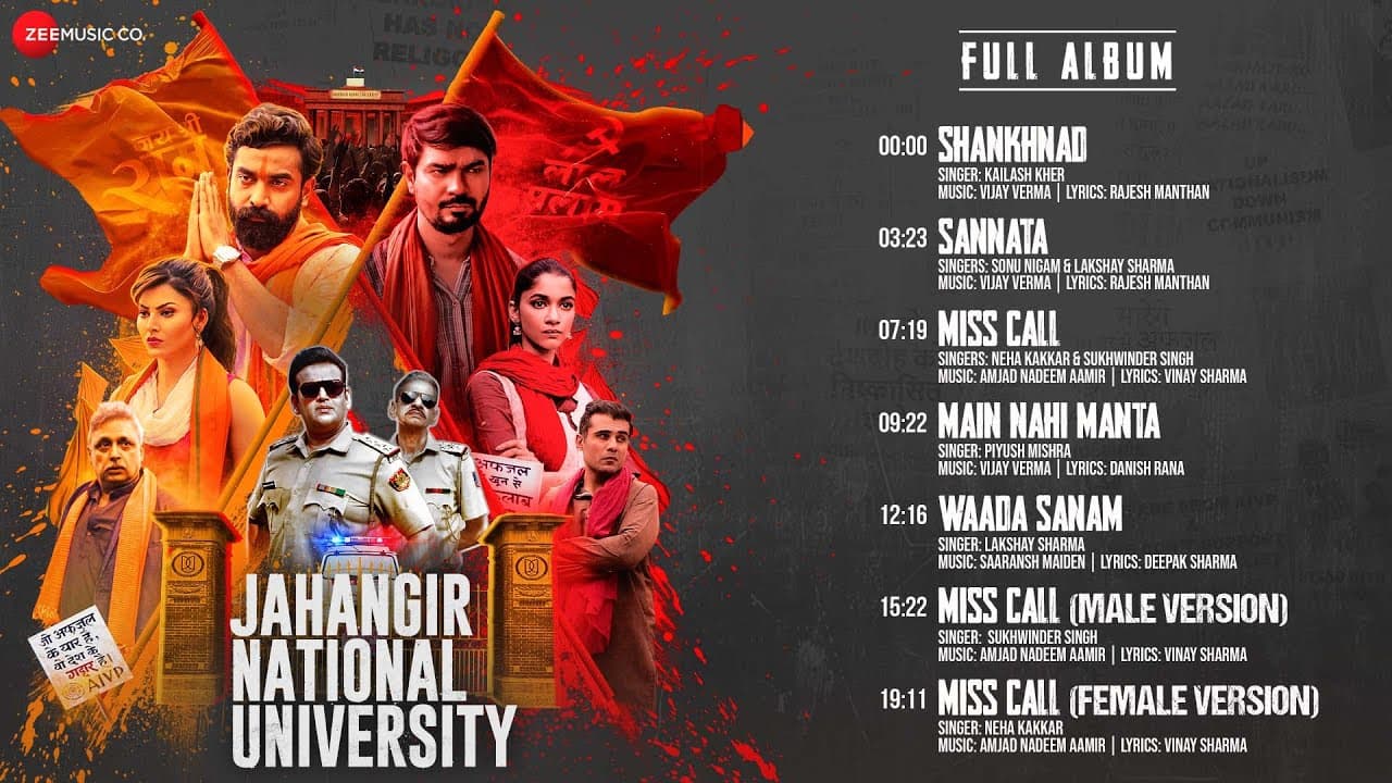 JNU: Jahangir National University - Full Album | Urvashi Rautela, Siddharth B, Ravi Kishan, Rashami