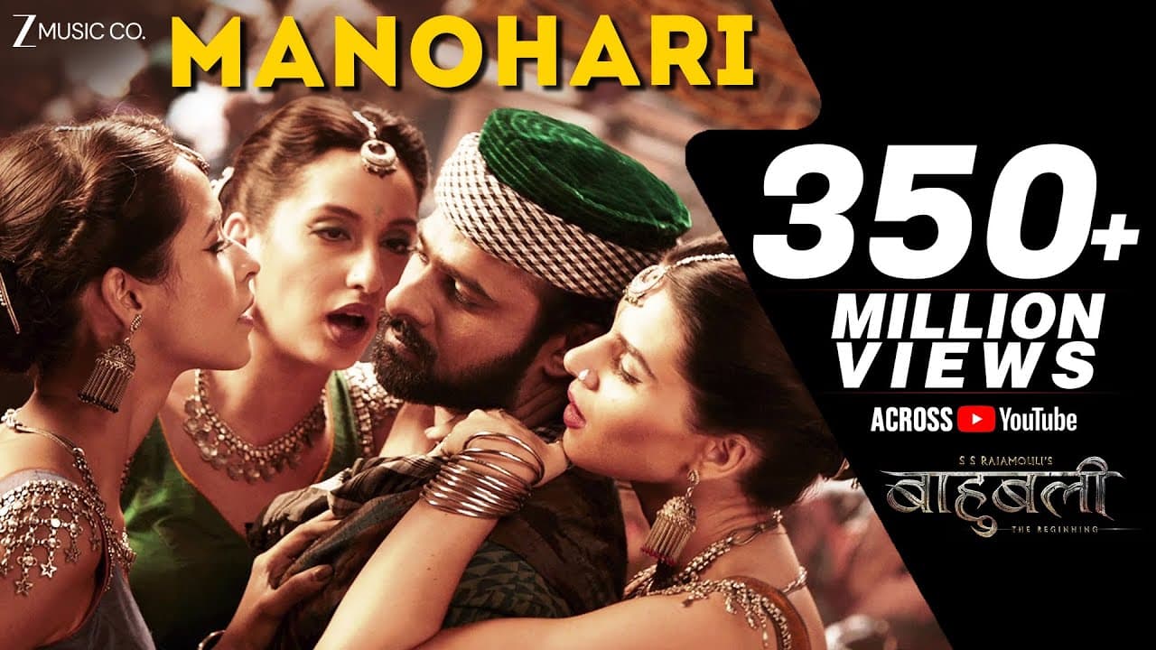 Manohari - Full Video | Baahubali - The Beginning | Prabhas & Rana | Divya Kumar | M M Kreem , Manoj
