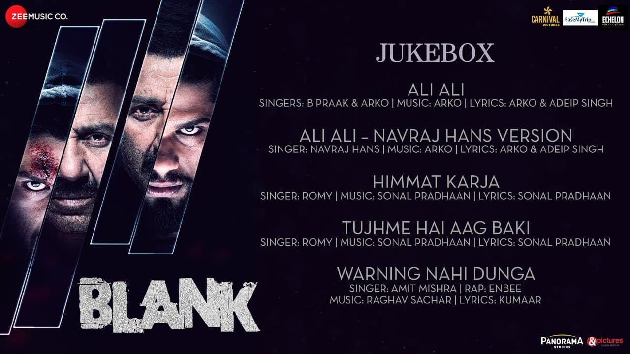 Blank - Full Movie Audio Jukebox | Sunny Deol, Karan Kapadia,  Ishita Dutta | Arko , Sonal, Raghav