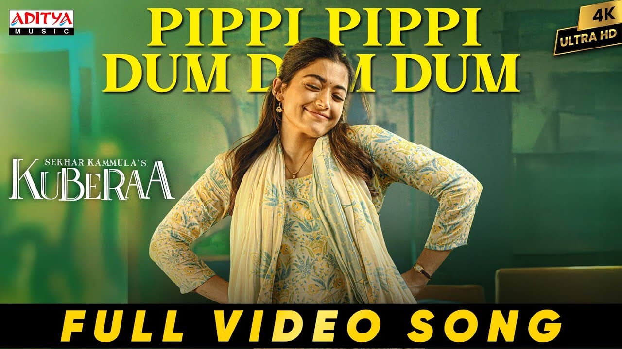 Pippi Pippi Dum Dum Dum Full Video Song | Kuberaa | Nagarjuna,Dhanush,Rashmika | DSP| Sekhar Kammula