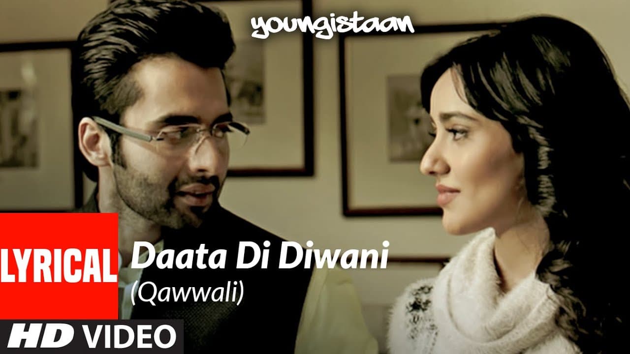 Daata Di Diwani (Qawwali) Youngistaan Full Song (Lyrical) | Jackky Bhagnani, Neha Sharma