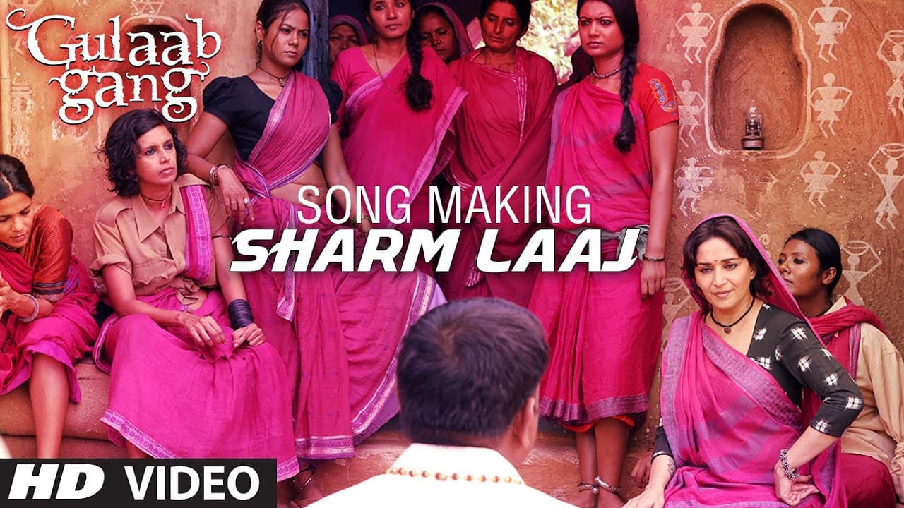 Making  of Sharm Laaj Song | Gulaab Gang | Madhuri Dixit, Juhi Chawla | T-Series