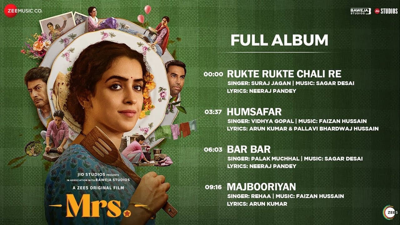 Mrs. - Full Album | Sanya Malhotra, Nishant Dahiya | Sagar Desai, Faizan Hussain | Neeraj Pandey