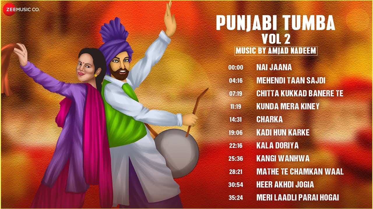 Punjabi Tumba - Vol 2 - Full Album | Amjad Nadeem | Folk Songs