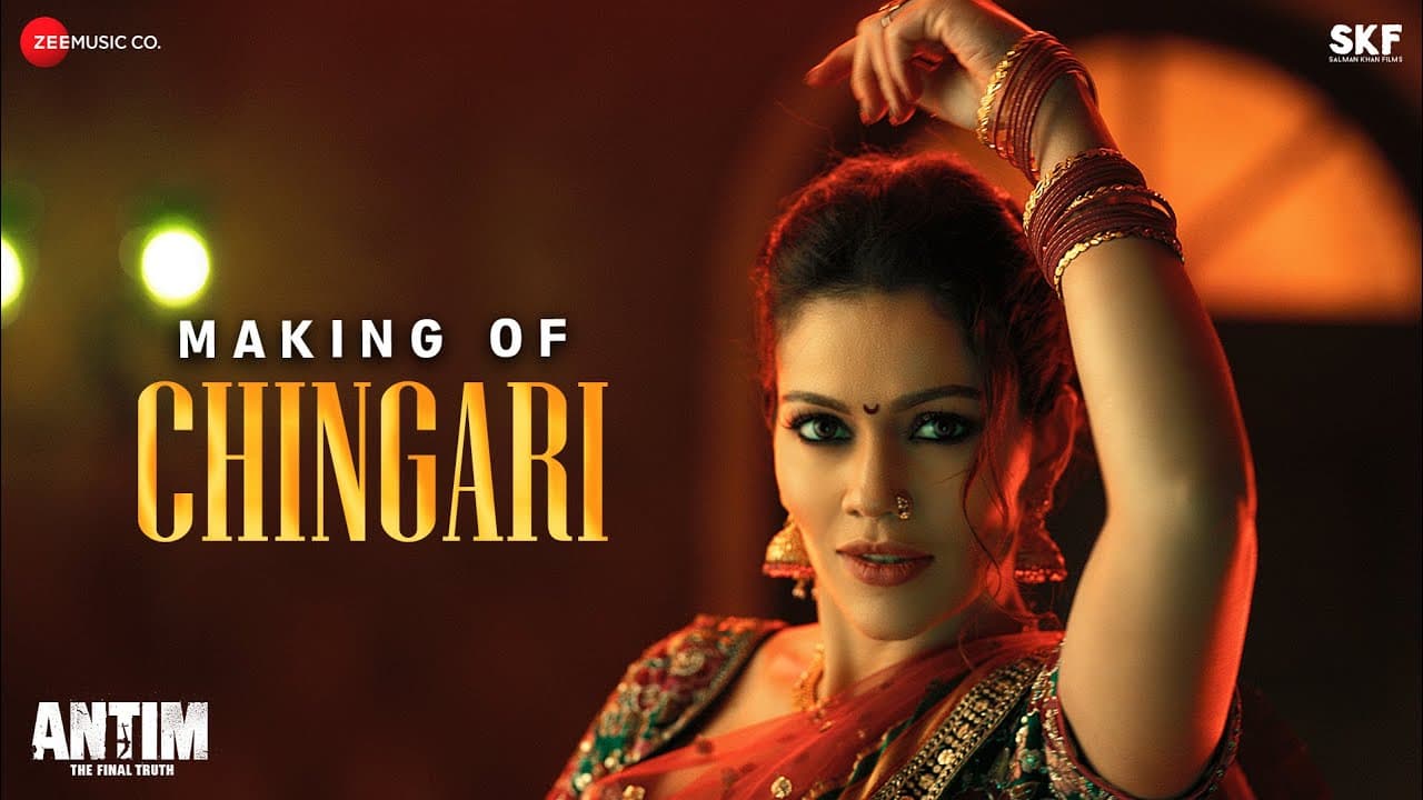 ANTIM: Making of Chingari | Waluscha De Sousa | Sunidhi Chauhan, Hitesh Modak, Vaibhav Joshi