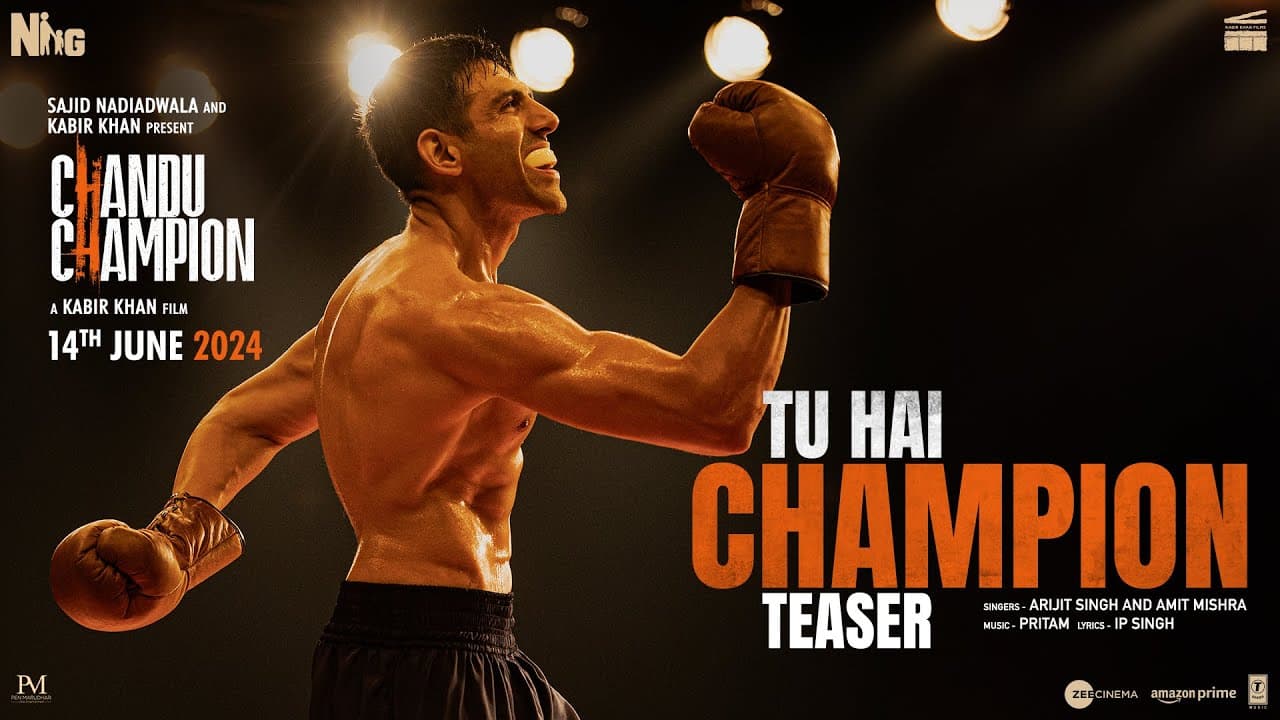 Chandu Champion: Tu Hai Champion (Teaser) Kartik Aaryan|Pritam,Arijit Singh,Amit,IP|Sajid N, Kabir K