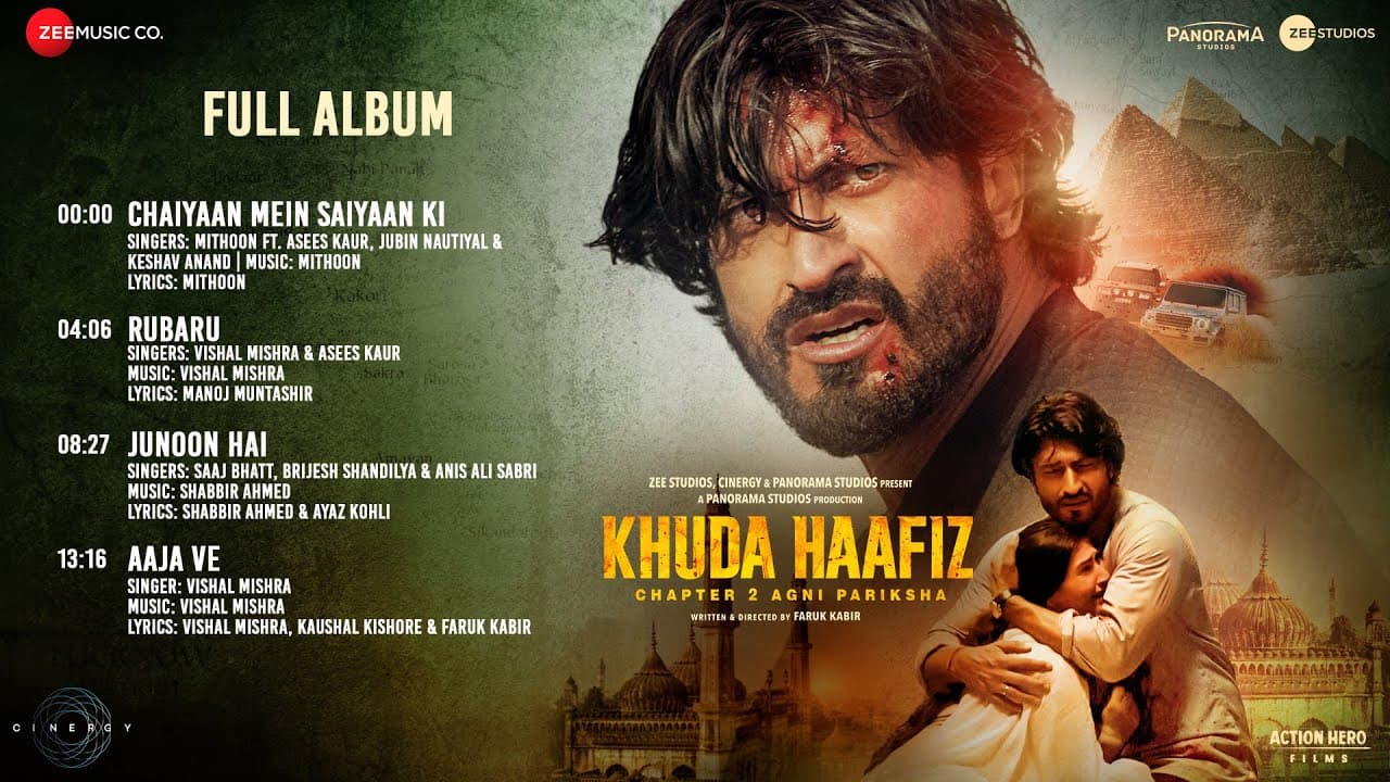 Khuda Haafiz 2 - Full Album | Vidyut J, Shivaleeka O | Faruk K | Mithoon, Vishal M, Shabbir A