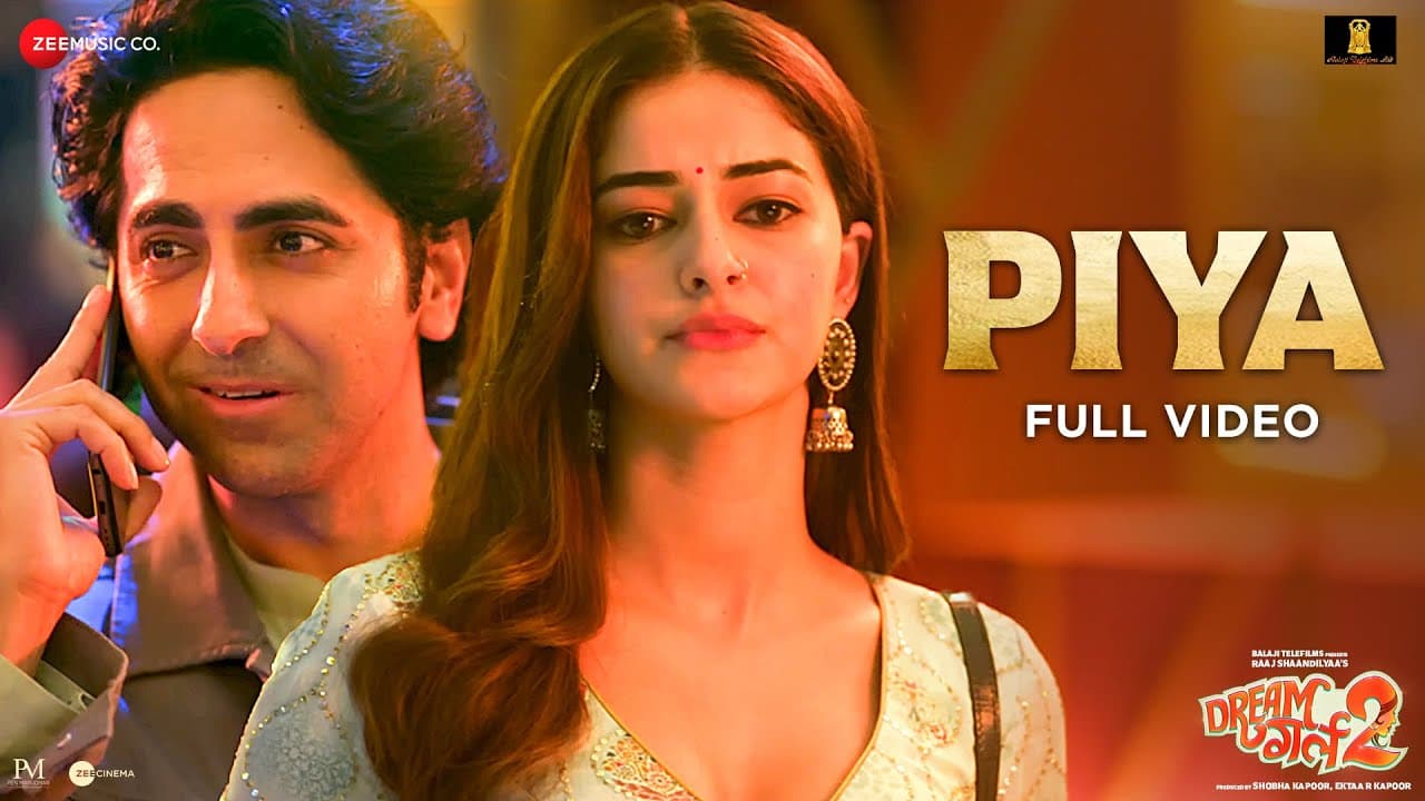 Piya - Full Video | Dream Girl 2 | Ayushmann Khurrana & Ananya Panday | Arko ft. Jubin Nautiyal