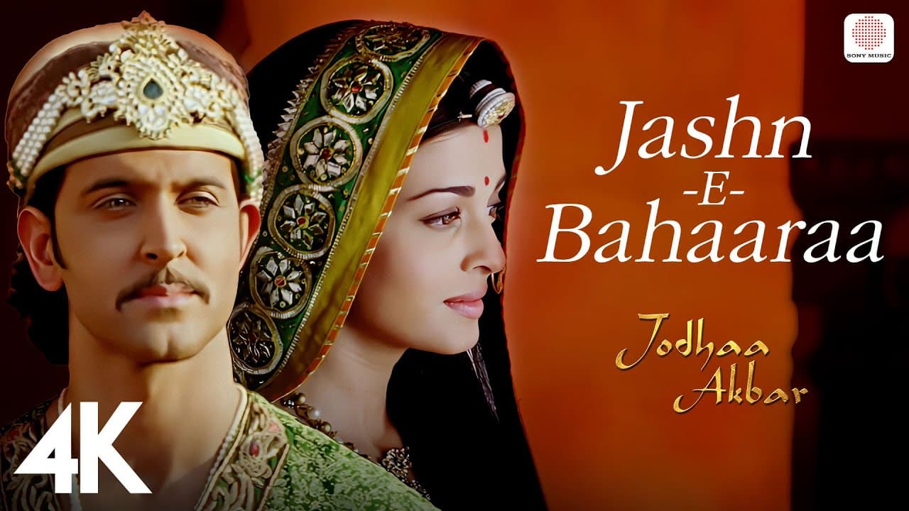 Jashn-E-Bahaaraa (4K Video) 🌺🎉: Jodhaa Akbar |A. R. Rahman |Hrithik Roshan, Aishwarya Rai|Javed Ali