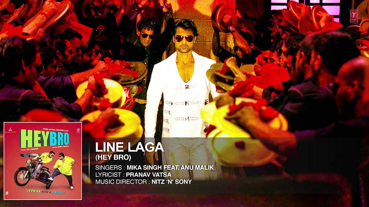 'Line Laga' Full Song (Audio) | Hey Bro | Mika Singh Feat. Anu Malik | Ganesh Acharya