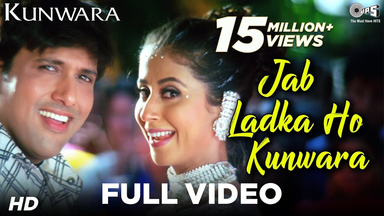 Jab Ladka Ho Kunwara Full Video - Kunwara | Govinda & Urmila | Sonu Nigam, Alka Yagnik