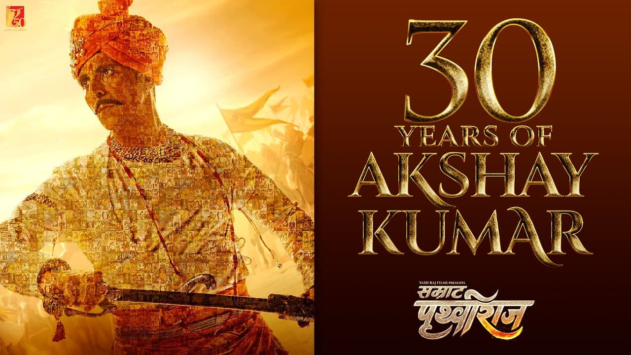 30 Years of Akshay Kumar | Samrat Prithviraj Poster Unveiling | Dr. Chandraprakash Dwivedi