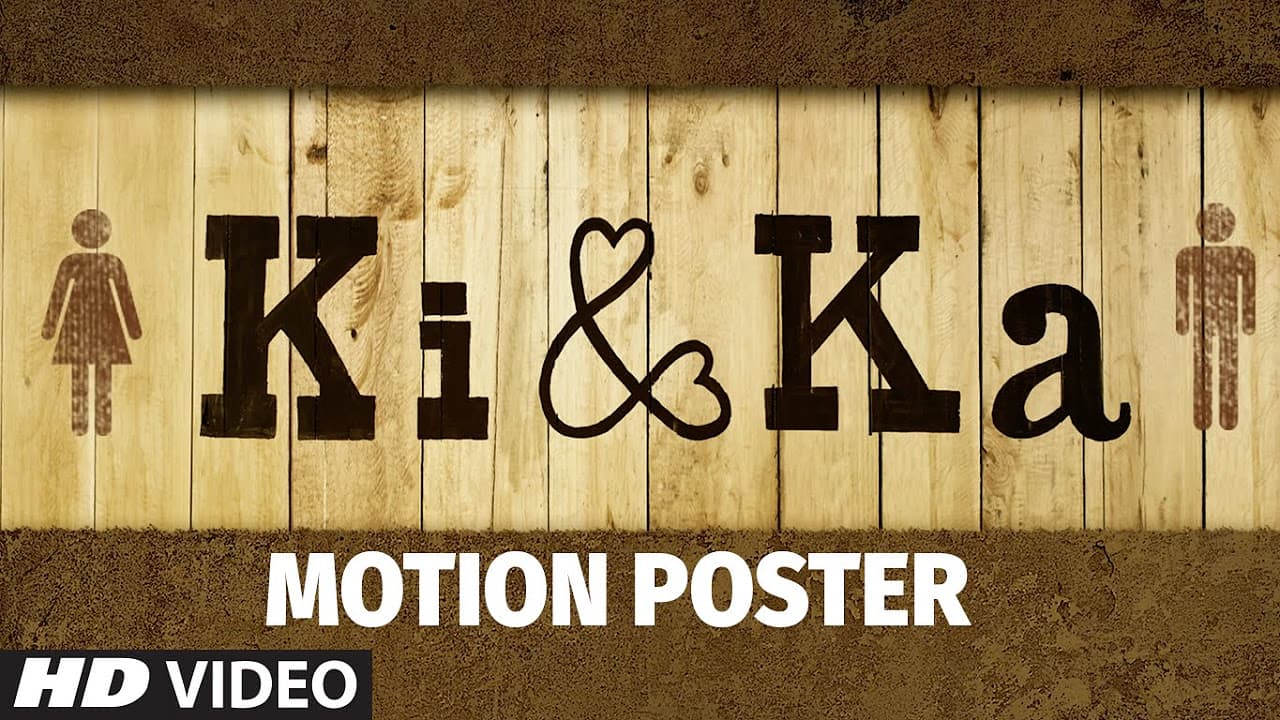 "Ki And Ka" Official Motion Poster | Kareena Kapoor Khan, Arjun Kapoor | R. Balki | T-Series
