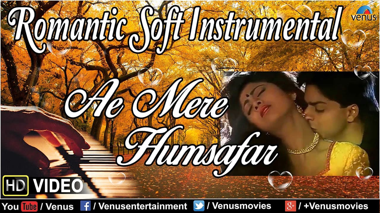 Ae Mere Humsafar | Romantic Soft Instrumental | Baazigar