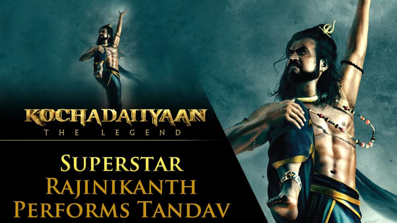 Watch the superstar Rajinikanth perform Tandav in Kochadaiiyaan - The Legend Movie