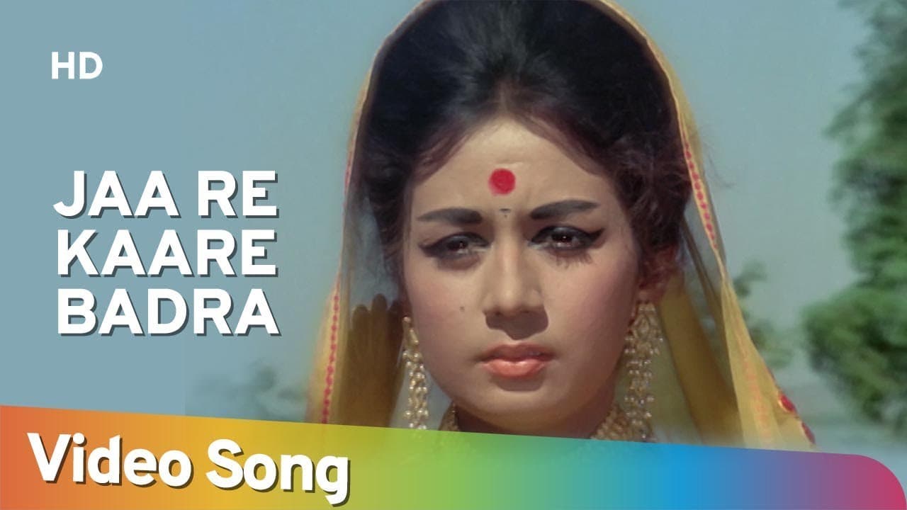 Jaa Re Kaare Badra (HD) | Dharti Kahe Pukar ke Songs | Sanjeev Kumar | Nanda |Jeetendra