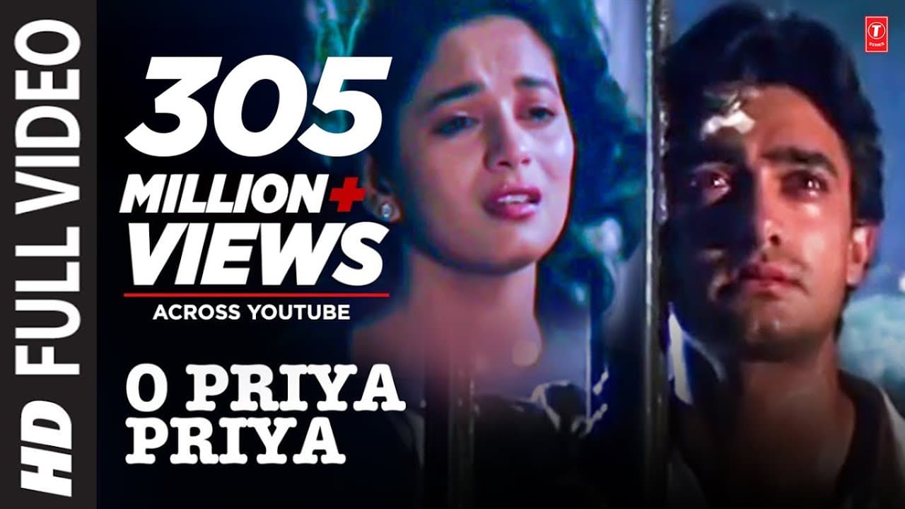 O Priya Priya Full Song | Dil | Anuradha Paudwal | Suresh Wadkar | Sameer | Aamir Khan,Madhuri Dixit