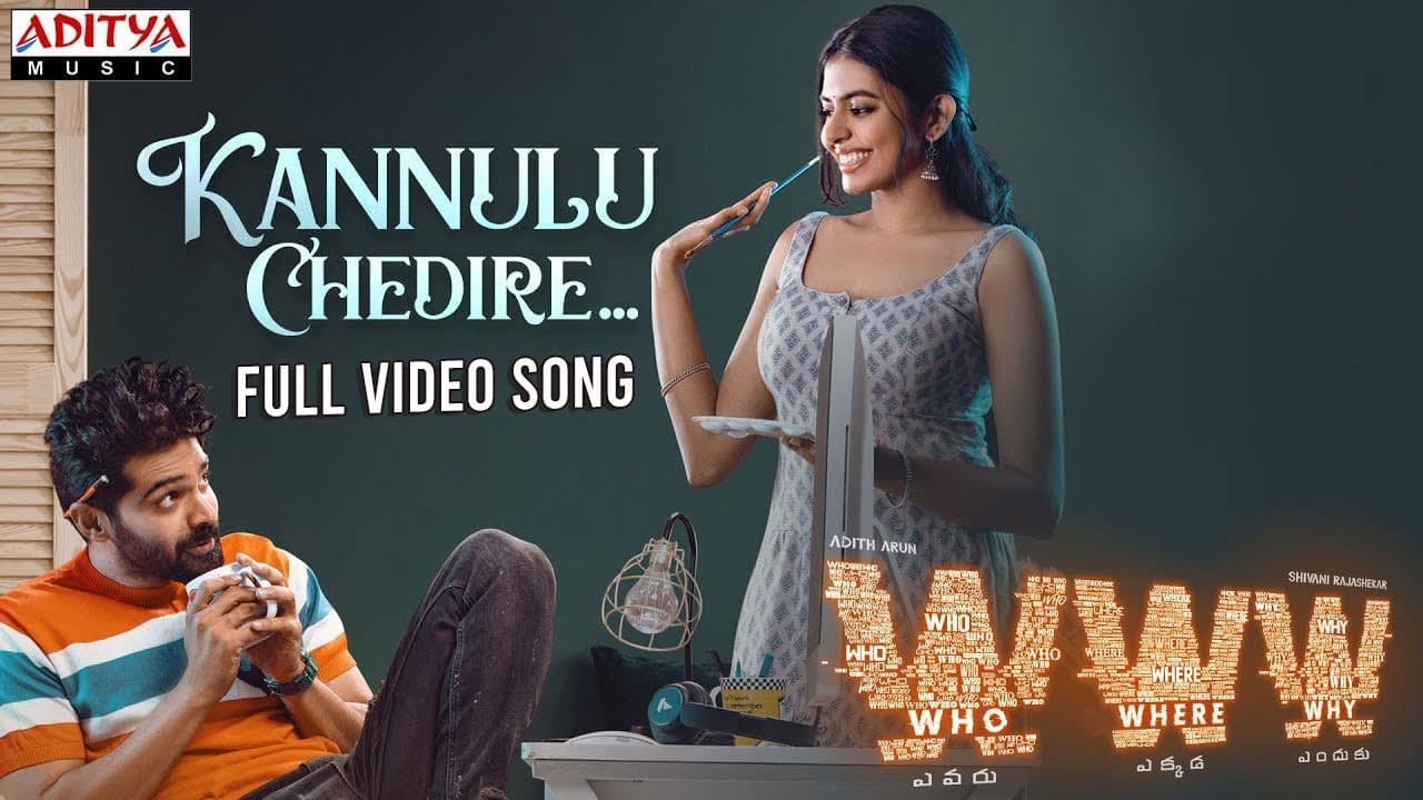 Kannulu Chedire Full Video Song | WWW Songs | AdithArun | ShivaniRajashekar | SimonKKing |YazinNizar