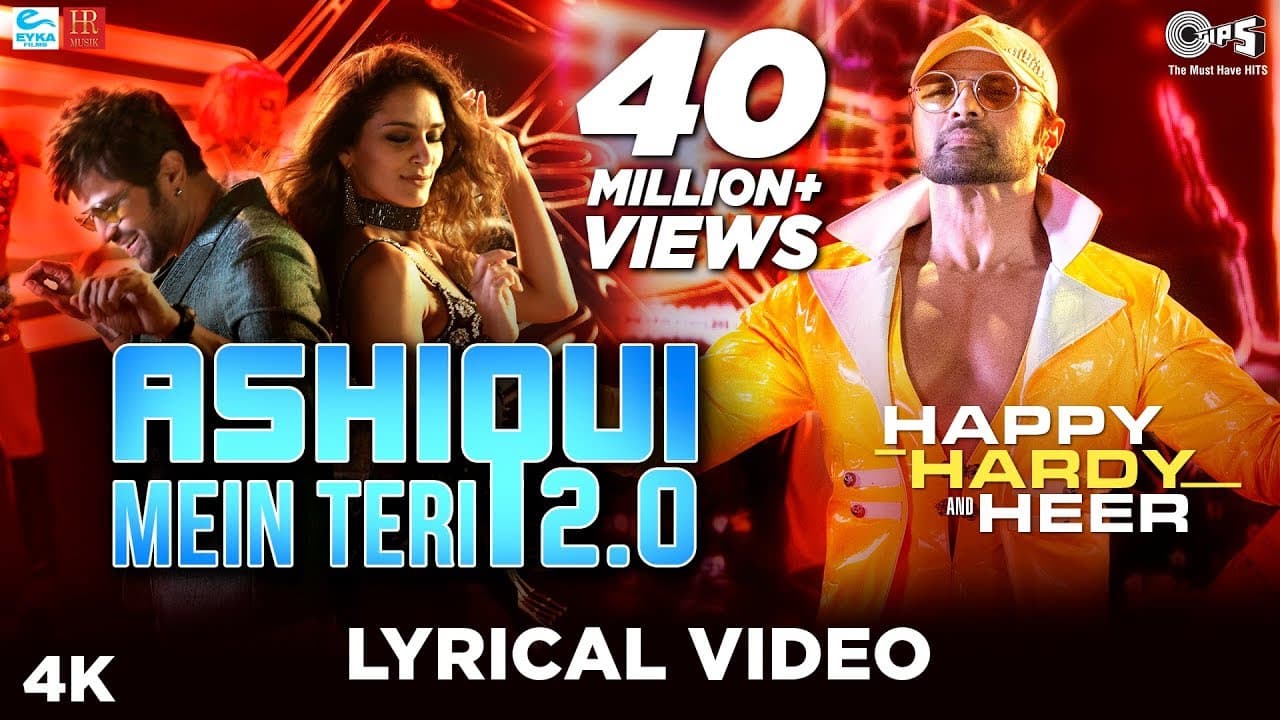 Ashiqui Mein Teri 2.0 Lyrical - Happy Hardy And Heer | Himesh Reshammiya, Ranu Mondal | Sonia