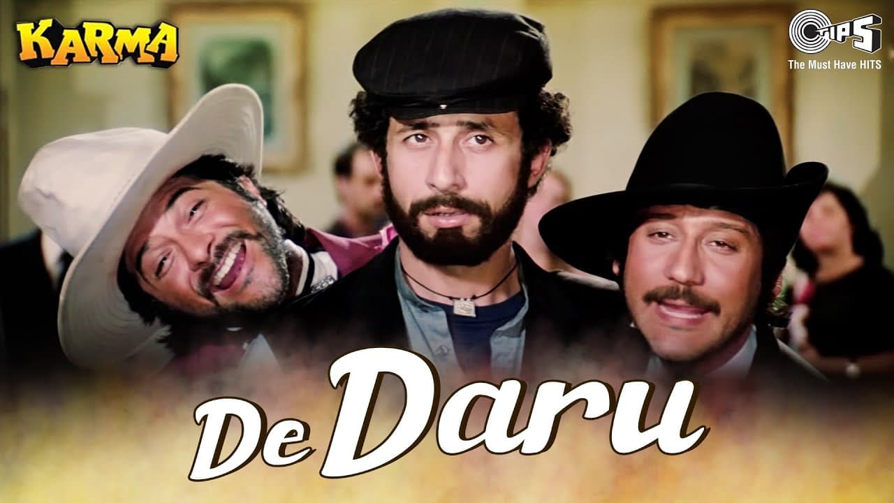 De Daru | Karma | Jackie | Anil Kapoor | Naseerudin Shah | Kishore Kumar | Mahendra K | Manhar