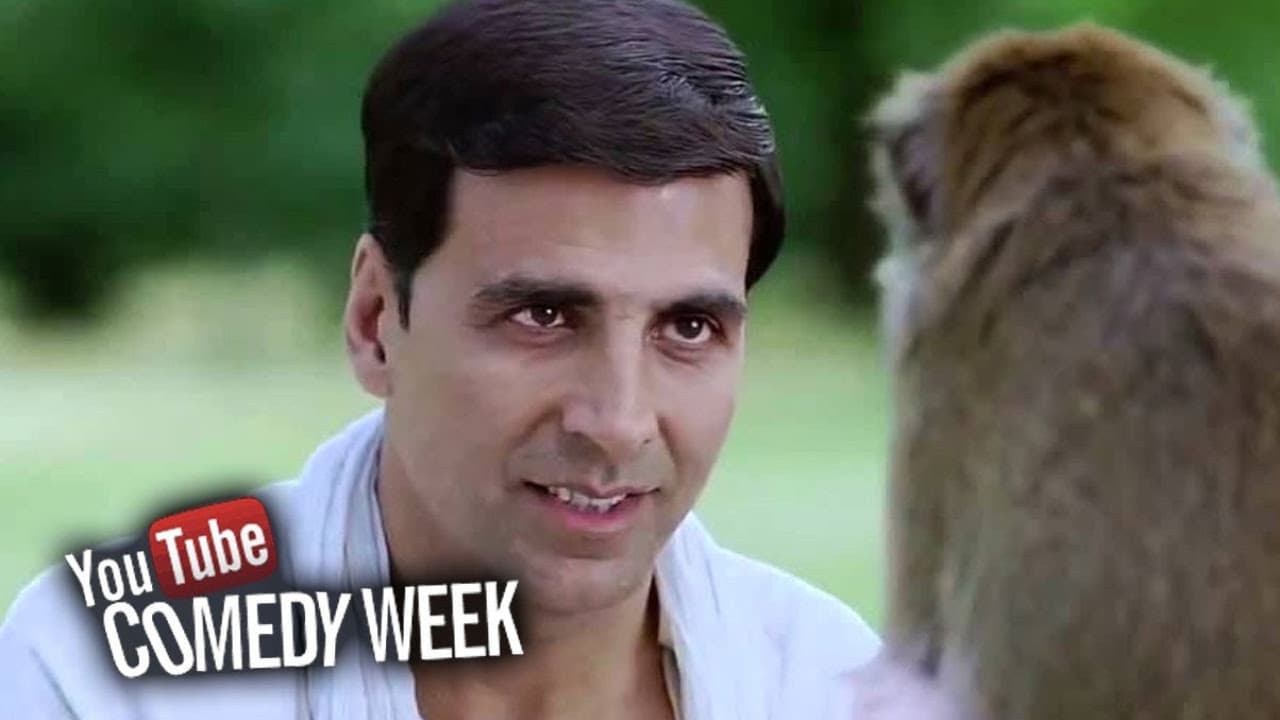 Akshay Kumar slapped by a Monkey - Comedy Sequence - Housefull