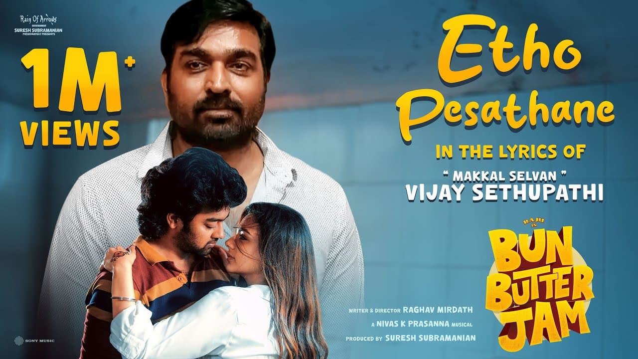 Bun Butter Jam - Etho Pesathane Song | Raju | Raghav Mirdath | Nivas K Prasanna l Vijay Sethupathi