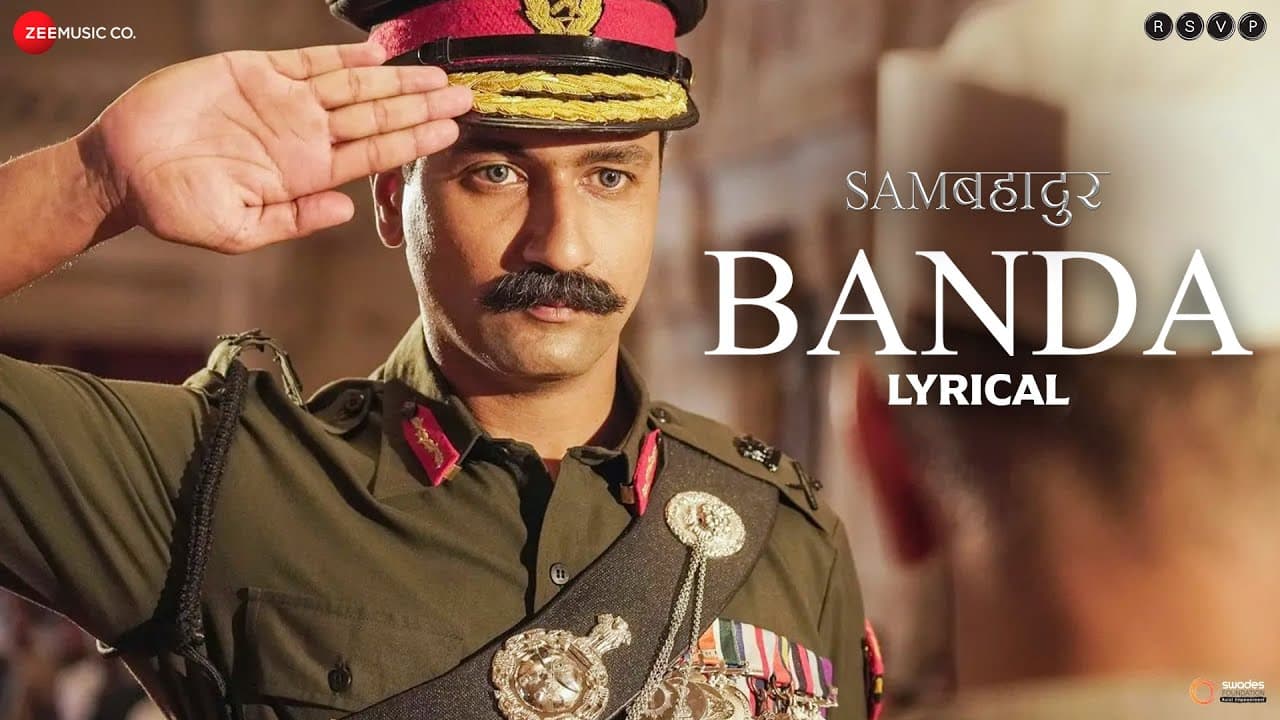 Banda | Sam Bahadur | Vicky Kaushal | Shankar Mahadevan | SEL | Gulzar | Lyrical