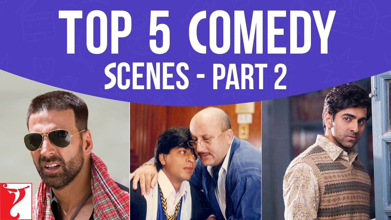 Top 5 Comedy Scenes | Part 2 | Shah Rukh Khan, Akshay Kumar, Anupam Kher, Anushka, Varun, Ayushmann