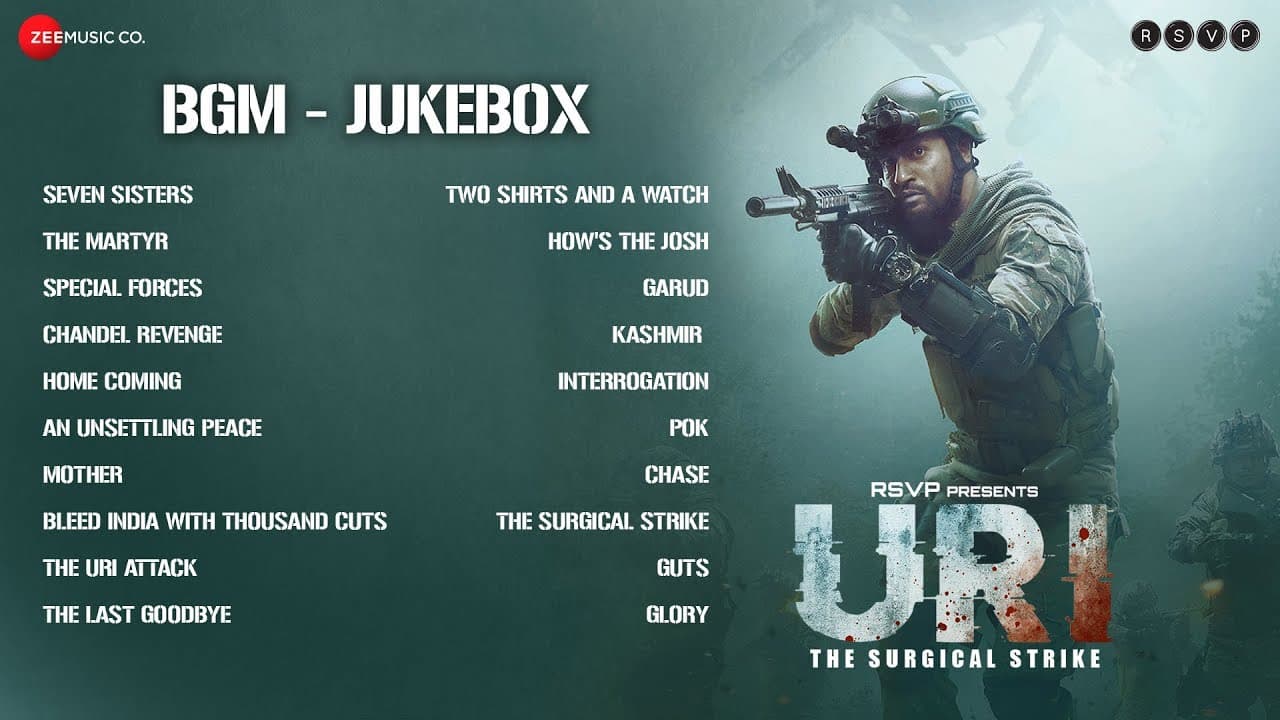 URI - The Surgical Strike | BGM Jukebox | Shashwat Sachdev | Vicky Kaushal & Yami Gautam