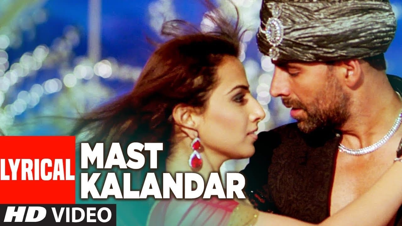LYRICAL: Mast Kalandar | Heyy Babyy | Akshay Kumar, Vidya Balan, Fardeen Khan, Riteish Deshmukh