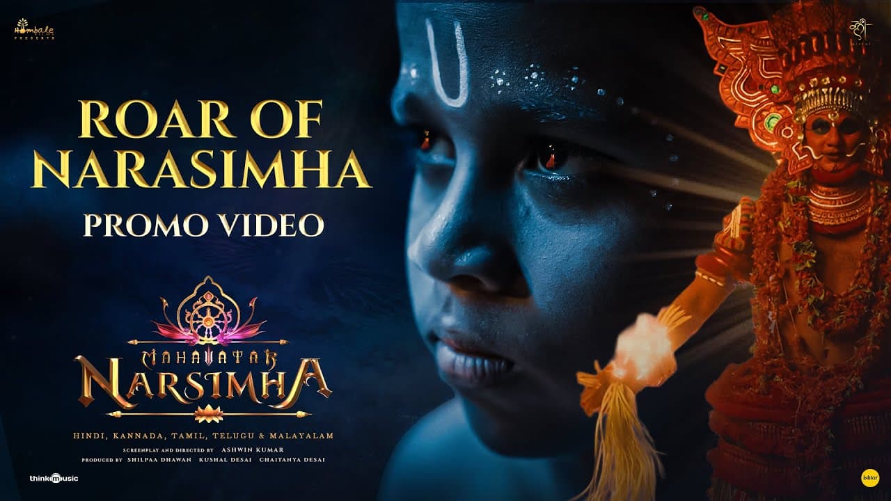 Roar of Narsimha – Promo Video | Mahavatar Narsimha | Sam CS | Think Music - (Hindi)